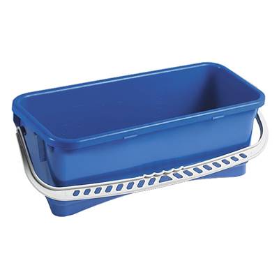 SEAU BLEU 10 L RECTANGULAIRE POUR CHARIOT MORGAN