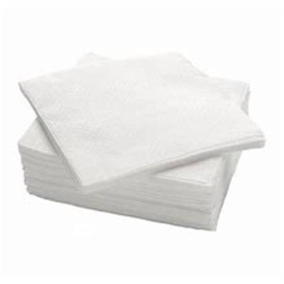 Serviettes blanche 1 pli 30x30 CARTON 40x100 - 4000 