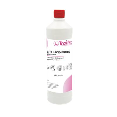 Détartrant désinfectant sanitaire BRILLACID FORTE TRAITSOL 1L 