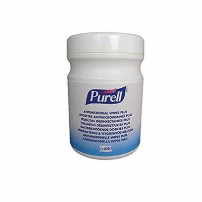 LINGETTES DESINFECTANTES ANTIMICROBIENNES PLUS PURELL x270