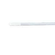 Manche alu 140 cm HACCP EMBOUT BLANC