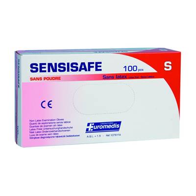 Gants jetables EXAMEN SENSISAFE NON POUDRES x100