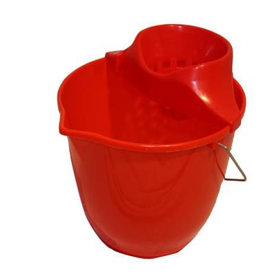 SEAU ROND 13 L ROUGE BEC VERSEUR