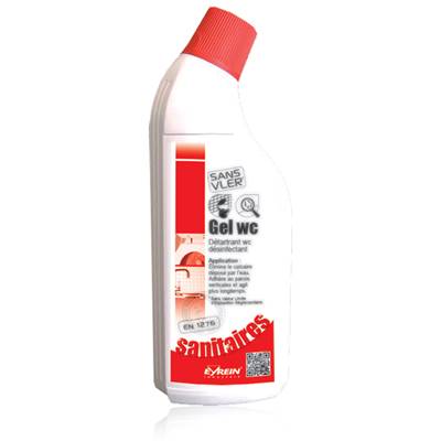 Détartrant sanitaire désinfectant GEL WC 750 ml***PRENDRE 265033