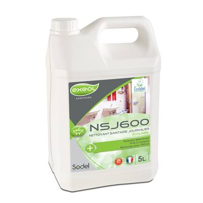 Nettoyant sanitaire NSJ 600 écolabel 5L