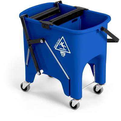 Seau de lavage FILMOP ROCKET BLEU avec roues 2x8L