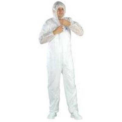 COMBINAISON CAGOULE JETABLE PPL BLANCHE*** - 426084