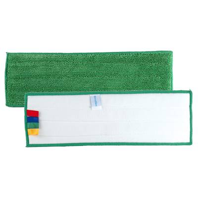 BANDEAU RECTANGULAIRE MICROFIBRE VELCRO VERT 40 CM