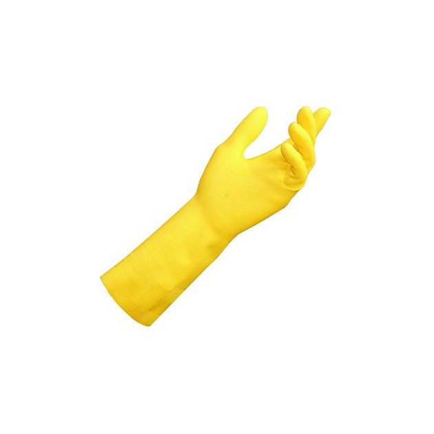 GANTS MENAGE LATEX JAUNE