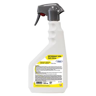 Désinfectant surfaces DETERQUAT DNA CITRON PAE 750ml