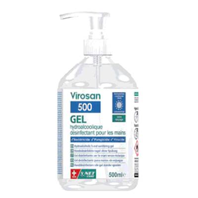 GEL HYDROALCOOLIQUE VIROSAN 500 ml - Avec pompe*** - PRENDRE 265027