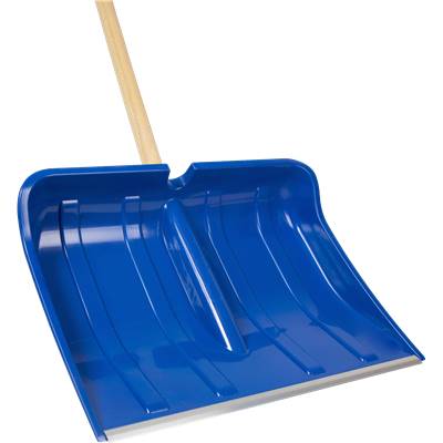 POUSSOIR A NEIGE PLASTIQUE + MANCHE EN BOIS