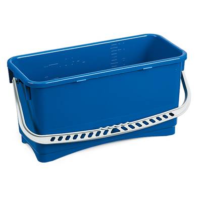 SEAU 20 L RECTANGULAIRE BLEU
