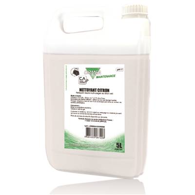 NETTOYANT CITRON 5L - ETIQUETTE QUALINET