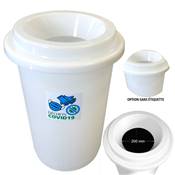 POUBELLE DONUTS 50L BLANCHE