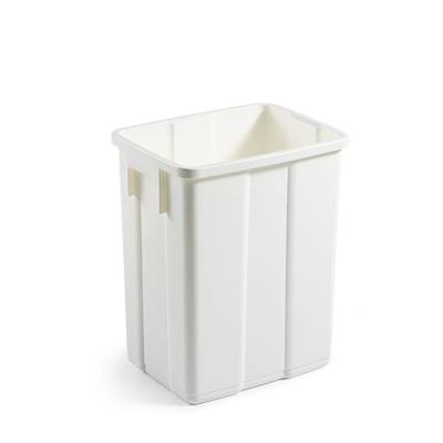 POUBELLE ALIMENTAIRE 25L ADAPTABLE CHARIOT SILVER