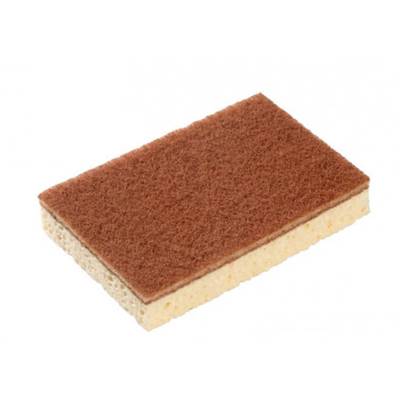 Eponge grattante SPONTEX SPONREX 100 ABRASIF MARRON x10