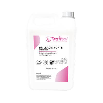 Détartrant désinfectant sanitaire BRILLACID FORTE TRAITSOL 5L 