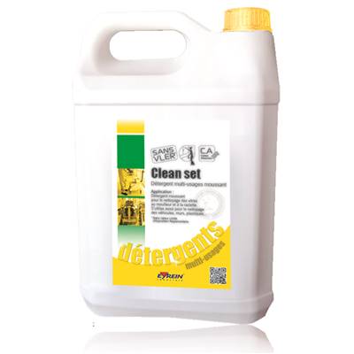CLEAN SET 5L - DETERGENT MULTI USAGES MOUSSANT