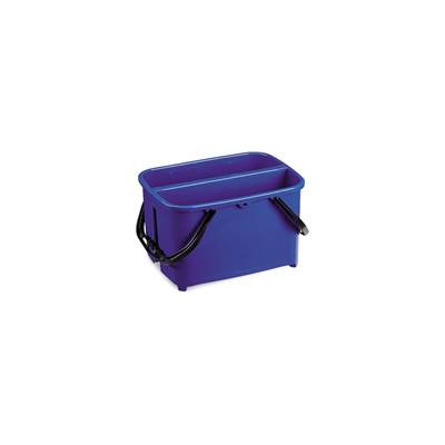 Seau TWIN 2x10L BLEU AVEC 2 ANSES