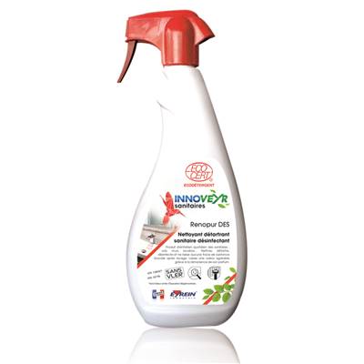 Détartrant désinfectant RENOPUR DES 750 ml - ECOCERT