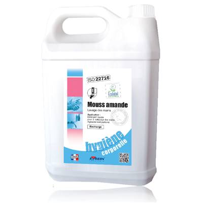 Savon liquide MOUSS AMANDE ECOLABEL 5L