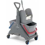 CHARIOT LAVAGE ONE FRED 2X15L - A/PRESSE A MACHOIRE - S/BAC
